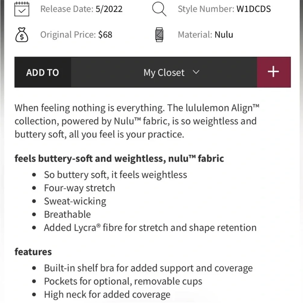 lululemon athletica great no